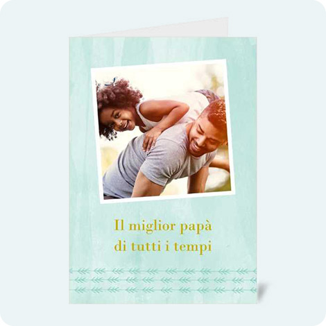 biglietti di auguri personalizzati festa del papà